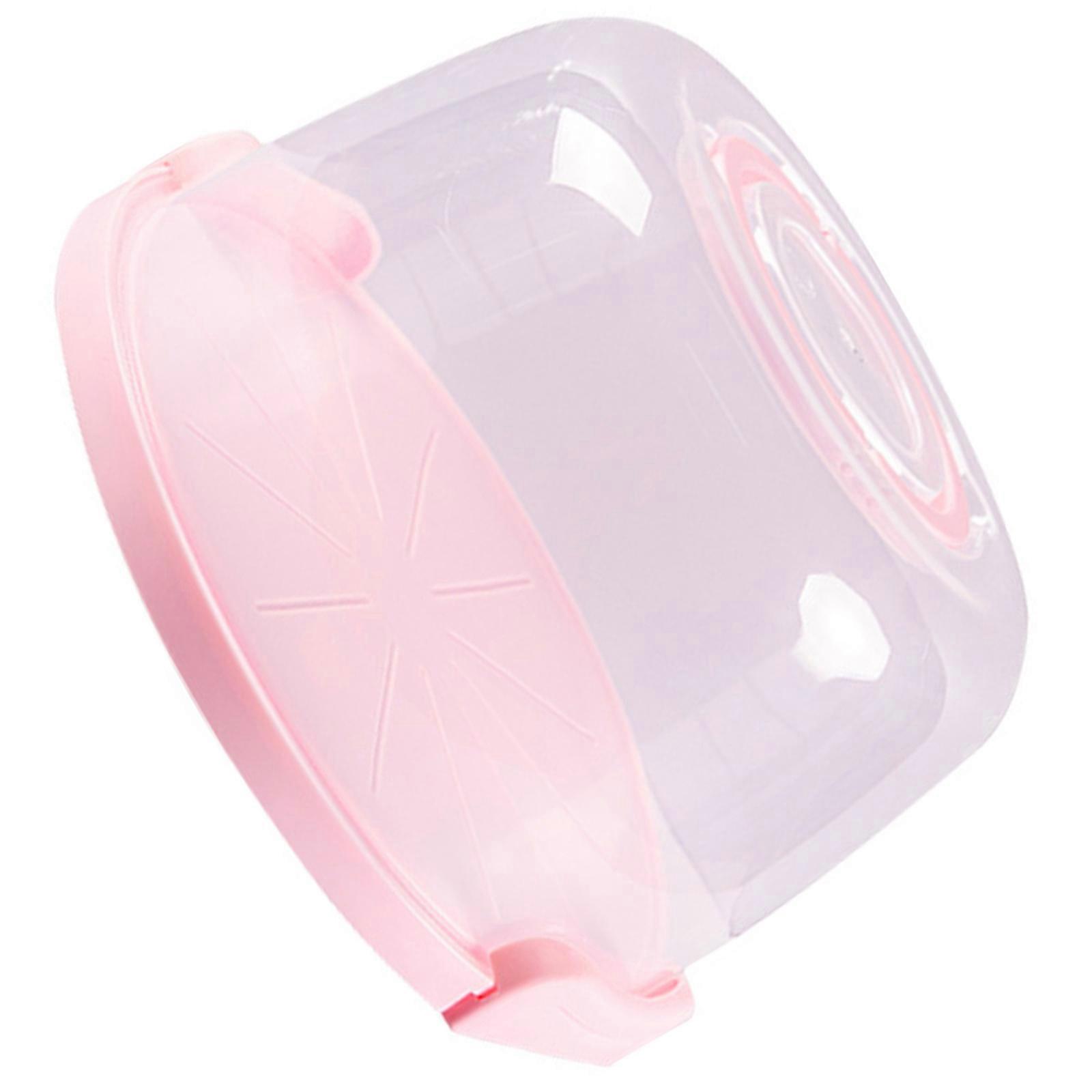 Transparent Cake Storage Box With Handle For Baking Snacks Bread Dust Proof Food Container For Kitchen Countertops Multicolor