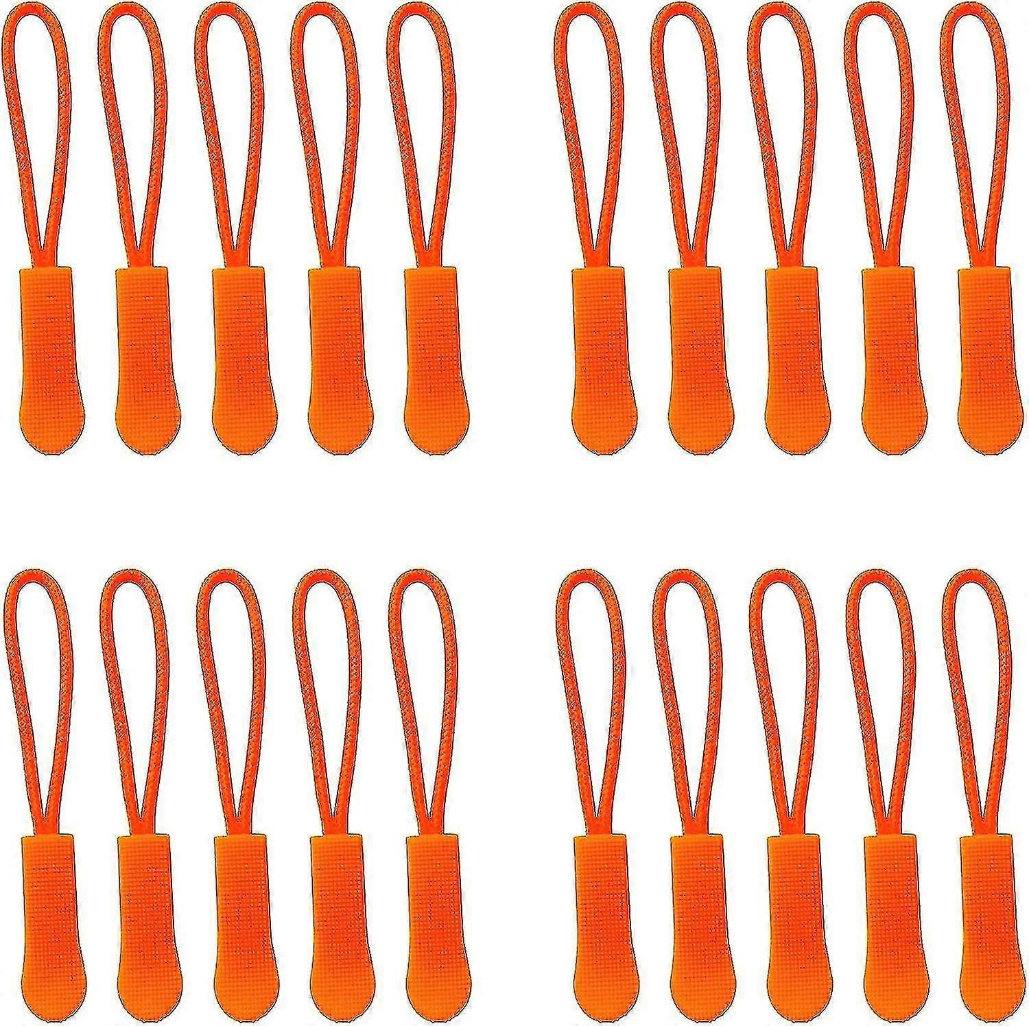 20pcs Zipper Pull - Zipper Pulls Replacement, Fluorescent Zipper Pulls, Bright Zipper Puller Helper, Zipper Pull Puller, Replacement Zipper Pulls Tab