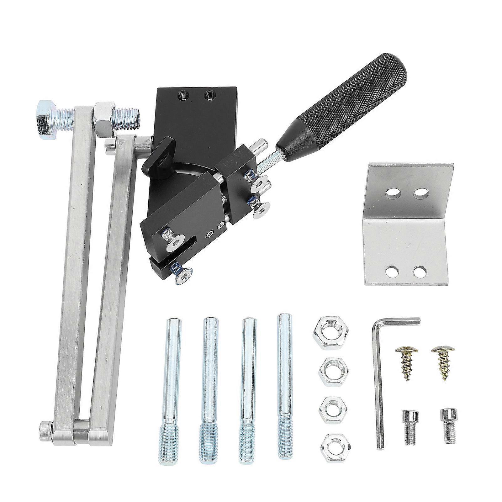 Blade sharpening tool for lawn mower adjustable angle 15°-45° black