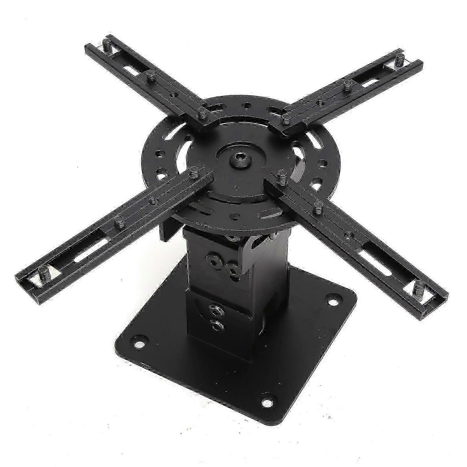 Projector Ceiling Mount Aluminum Alloy 360 Rotation Bracket with 4Pcs Adjustable Arms
