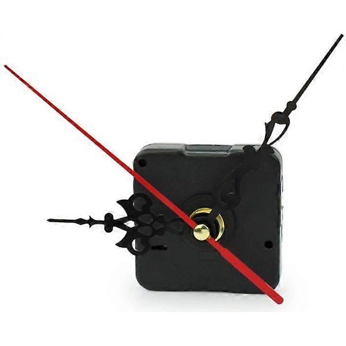 Silent Quartz Clock Movement Mechanism 3 Hands Black Wall Pendulum