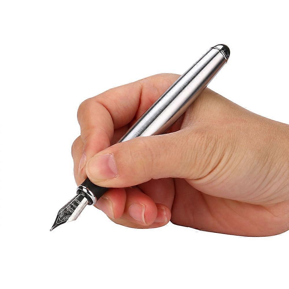 WRXMIJNHGSA Clearance,Matte Frosted Deluxe Black JinHao X750 Fountain Pen 0.5mm Extra Fine Nib