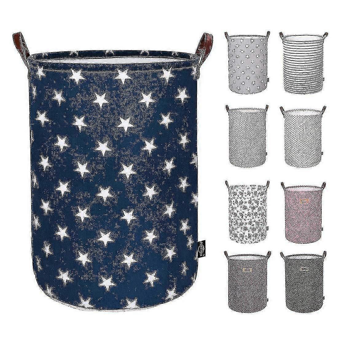 Freestanding Laundry Basket With Lid Collapsible Large Drawstring Clothes Hamper Storage