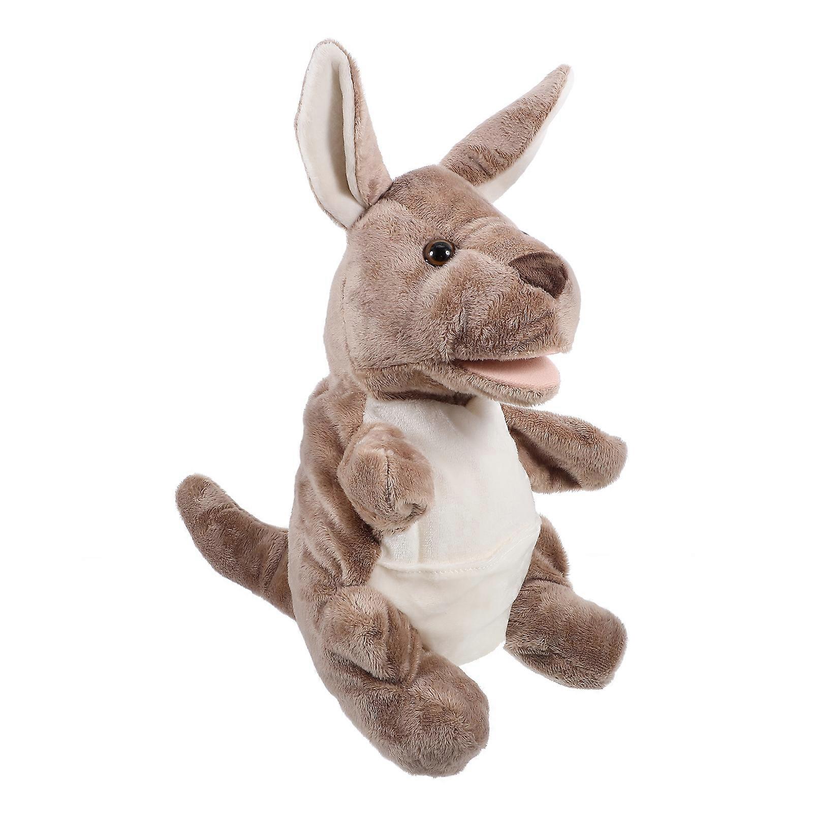 Kangaroo Plush Hand Puppet for Storytelling and Role Play