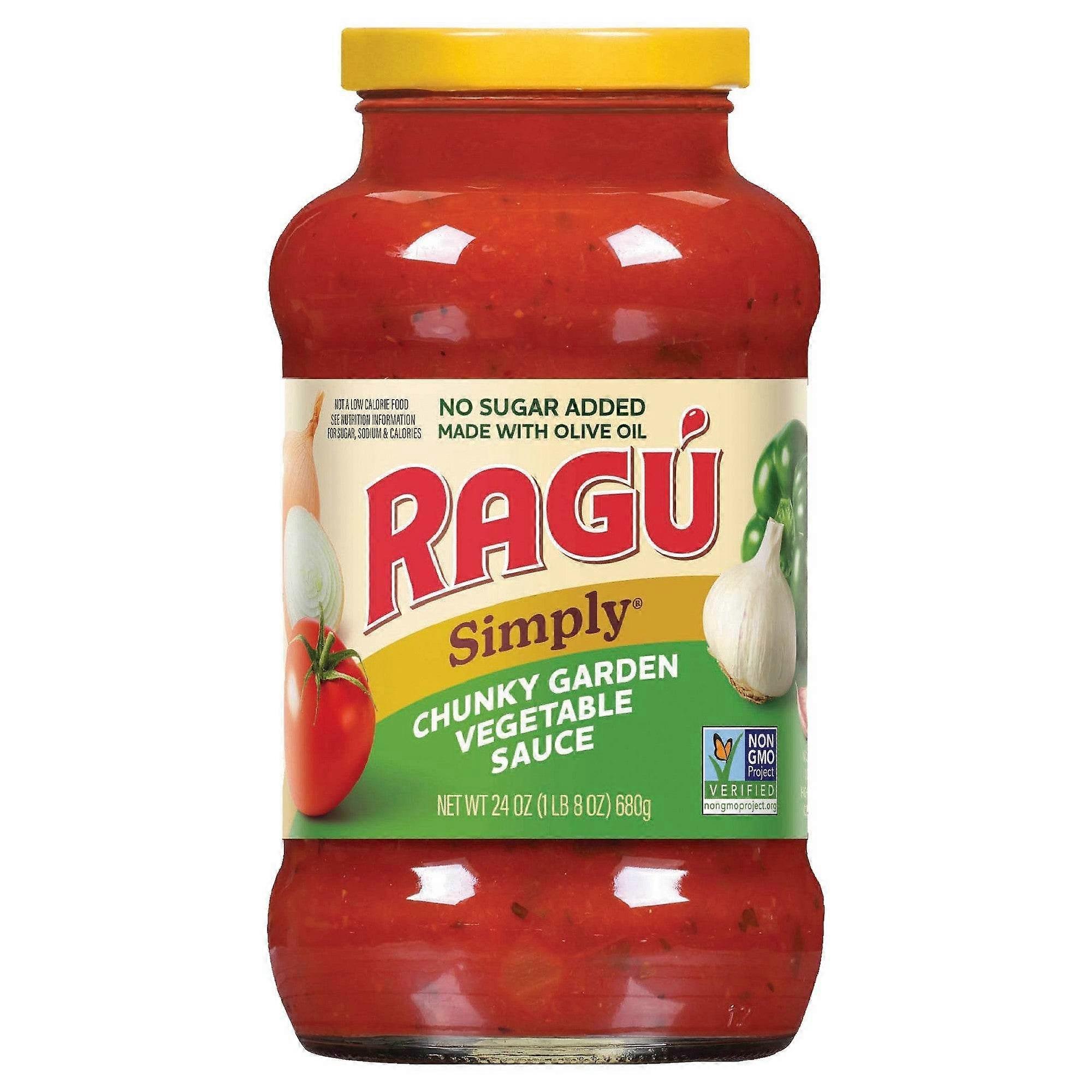 Ragu απλά χοντρό σάλτσα ζυμαρικών λαχανικών κήπου, 24 oz