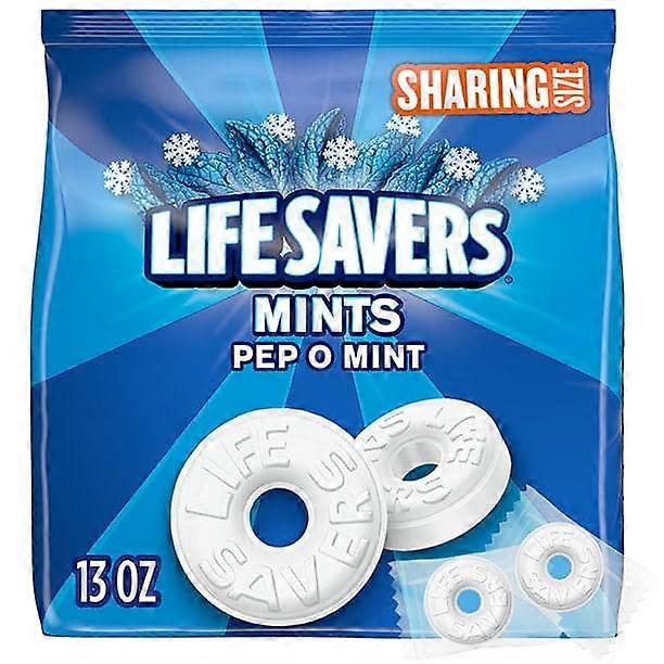 Life Savers كيس حلوى صلبة بيب أو نعناع ، حقيبة بحجم مشترك ، 14.5 أونصة