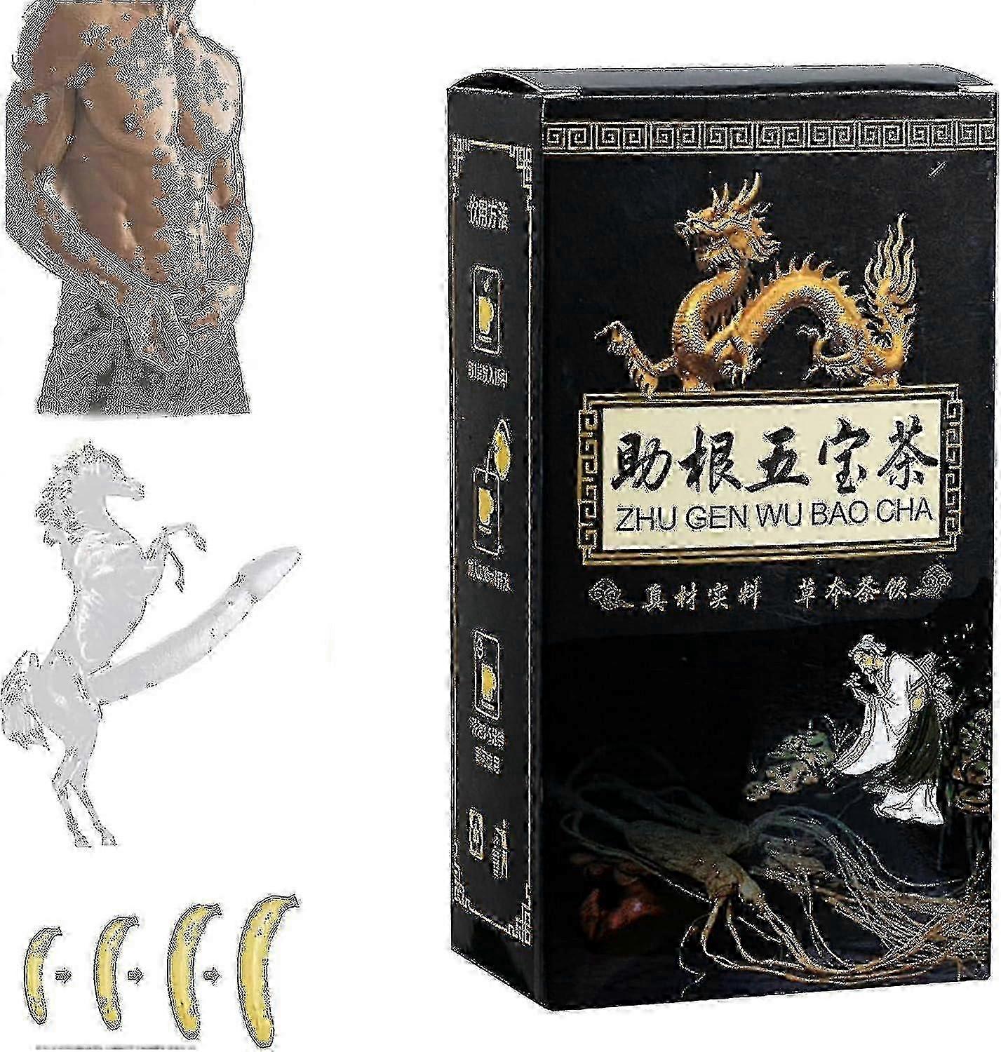 Ginseng Vijf Schatten Thee Nierthee, Mannen Essentials Nierthee, Lever En Nierzorg Thee, Chinese Nierzorg Thee