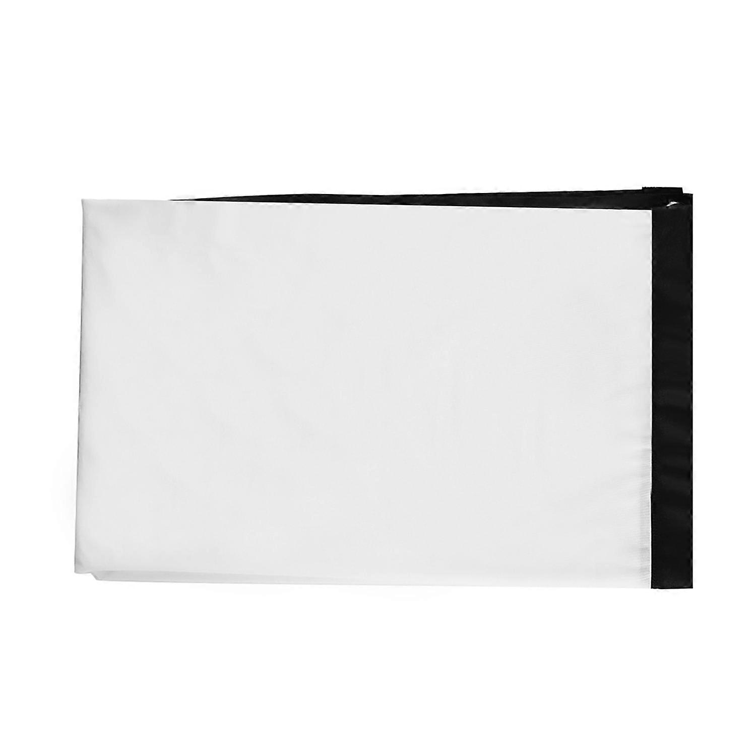 1pc Portable Foldable NOn crease White Projector Curtain Projection Screen 4:3 (72inch)
