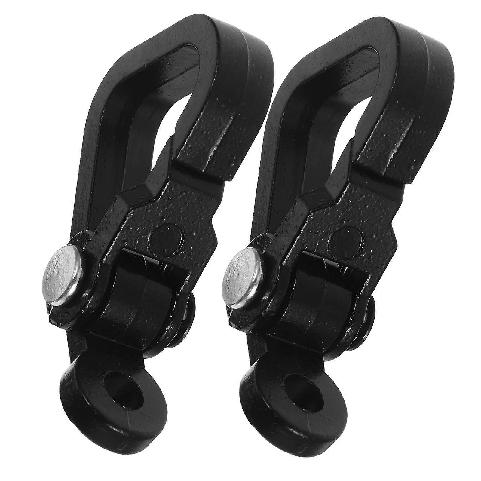Motorcycle Handlebar Hook for Luggage Holder 2Pcs Universal Black