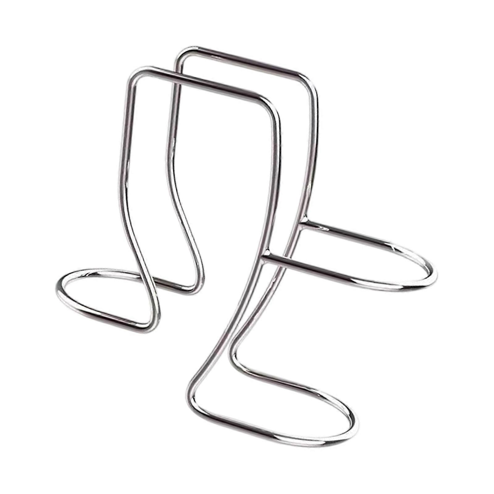 Universally Stainless Steel Drain Hose Guide Drain Pipe Bracket for Laundry Machines Secures Pipe Position Without Tool Multicolor