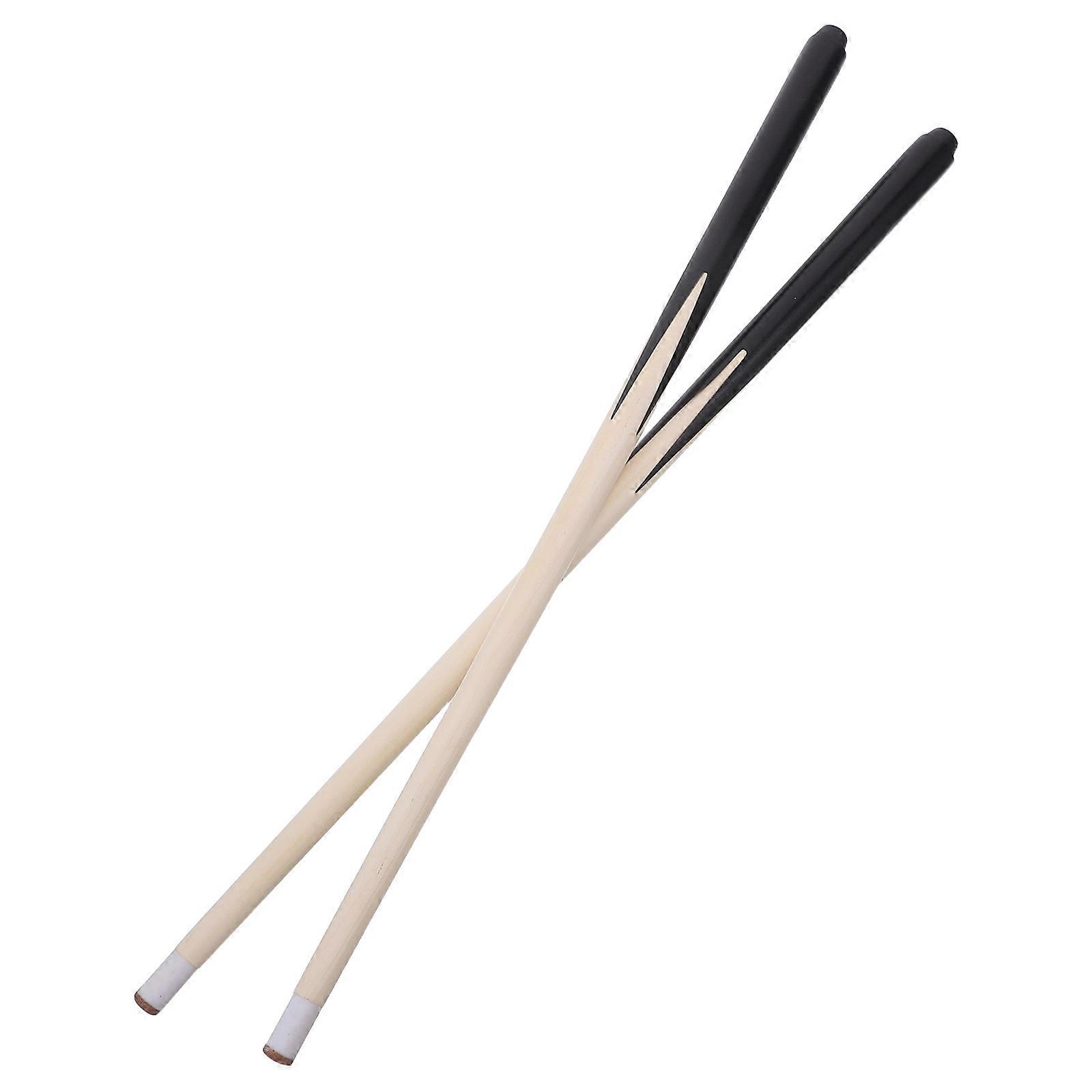 2 Stück Pool-Queue Holz Billard-Queue-Stick Bequemer Queue-Stick Kurzer Pool-Queue-Stick