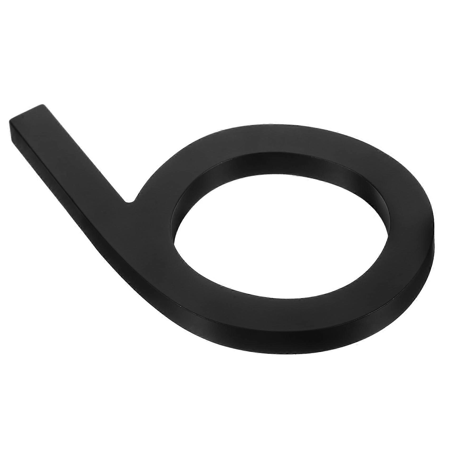 Zinc Alloy House Number Plaque Vertical Address Sign Rustproof for Door Garden Mailbox Outdoor