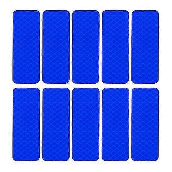 Autocollants réfléchissants résistants aux UV, 10 pièces, étanches, pour la conduite de nuit en voiture