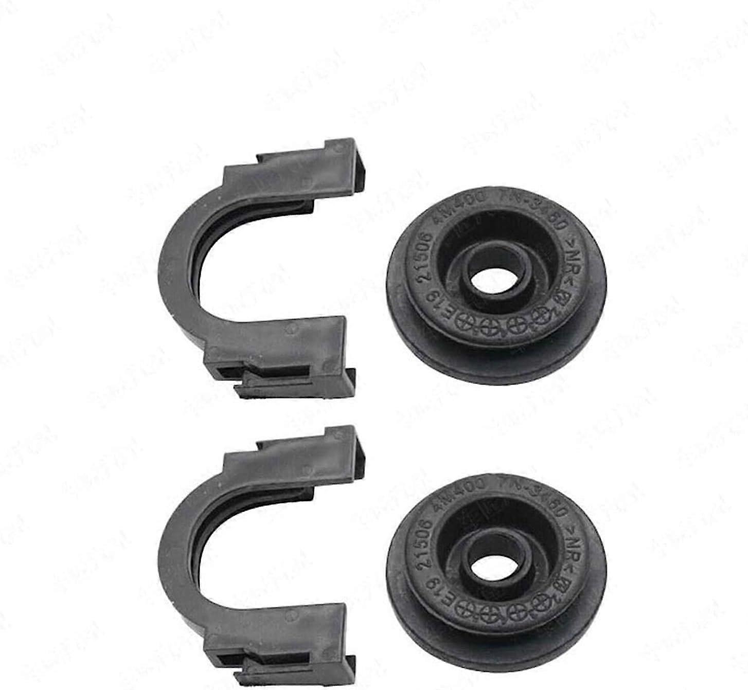 2 Sets Upper Radiator Mount Bracket with Bushing for Nissan Altima Maxima Murano Quest Rogue OEM Fit