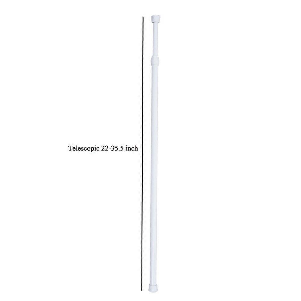 lulshou Spring Extendable Telescopic Net Voile Tension Curtain Rail Pole Rod Rods 55-90cm