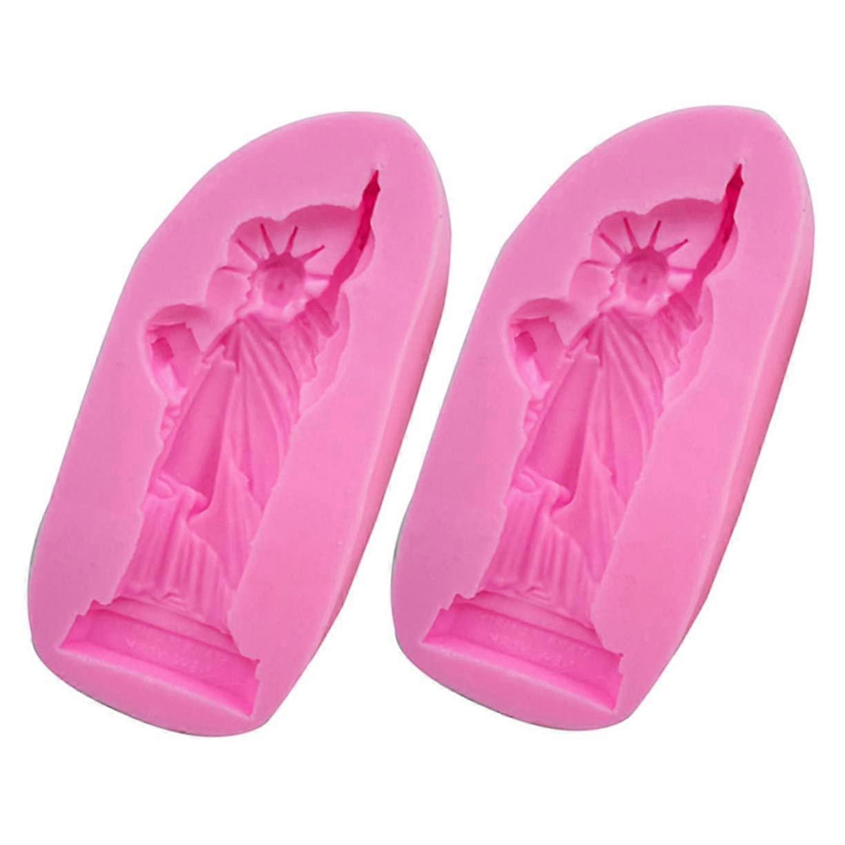 2 Pack Silicone Cake and Pudding Molds Goddess Shape DIY Ice Cream Lollipop Baking Set