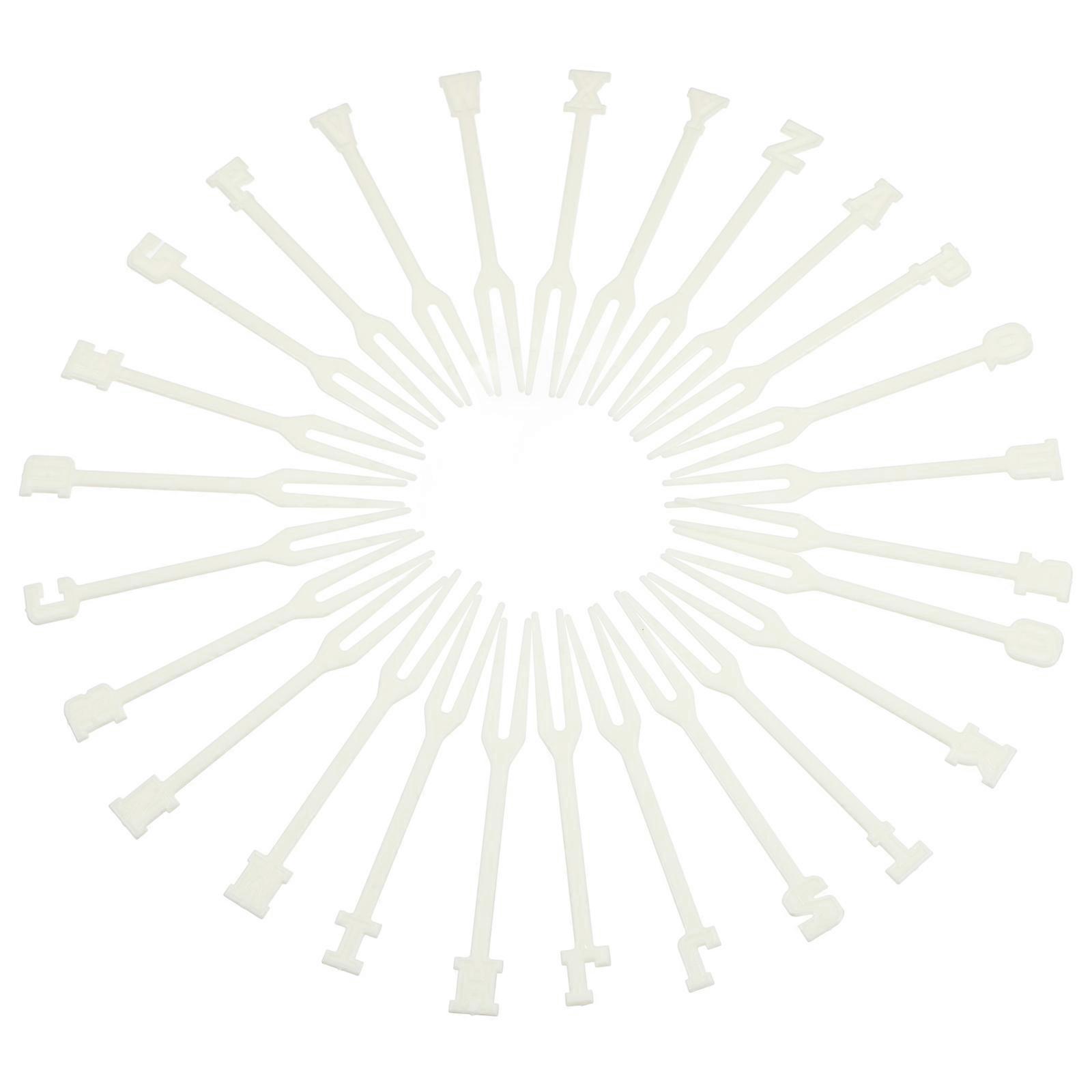 104Pcs Ivory for Decoration Mini Tasting Forks