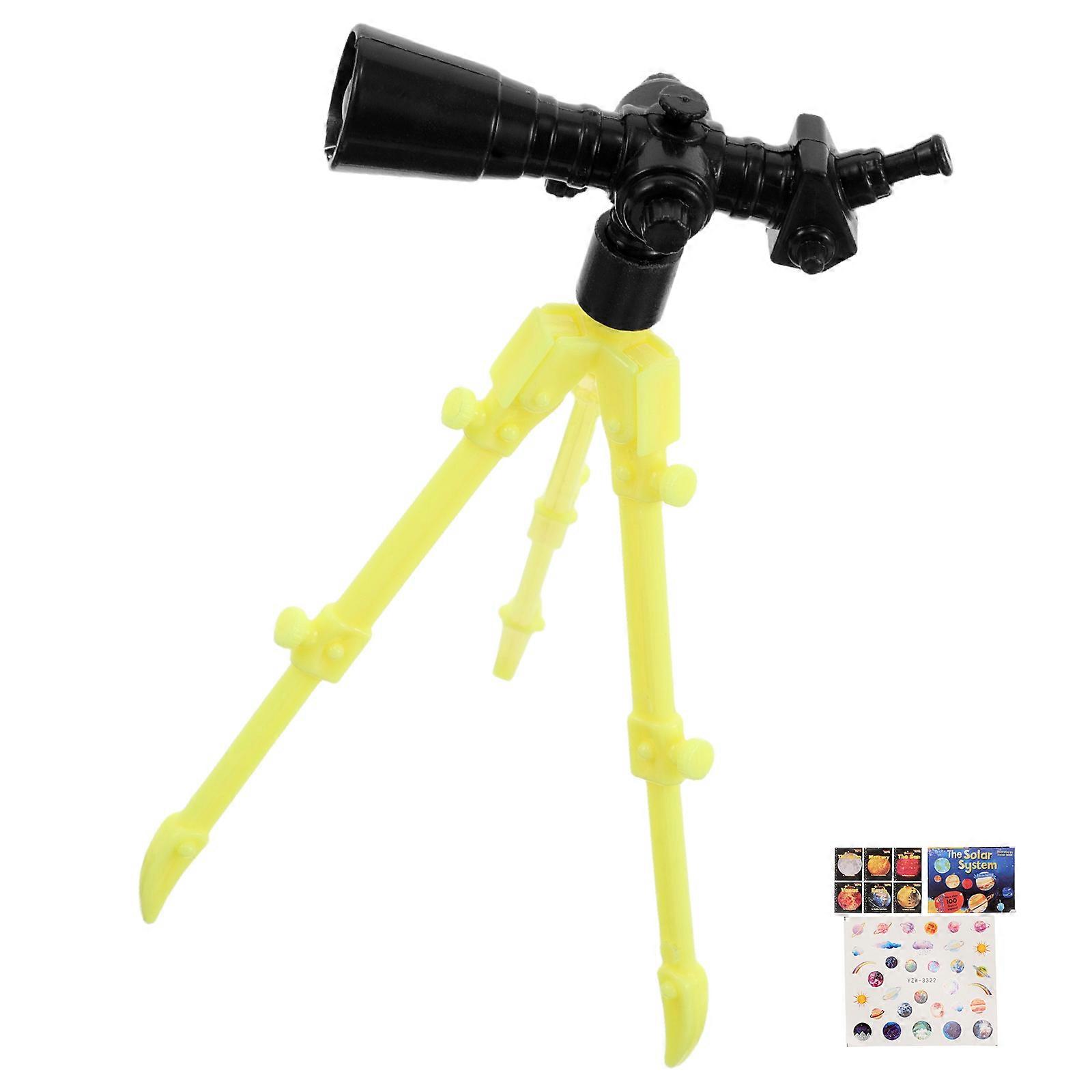Mini Telescope for Decoration 1Set with Tripod Dollhouse Model