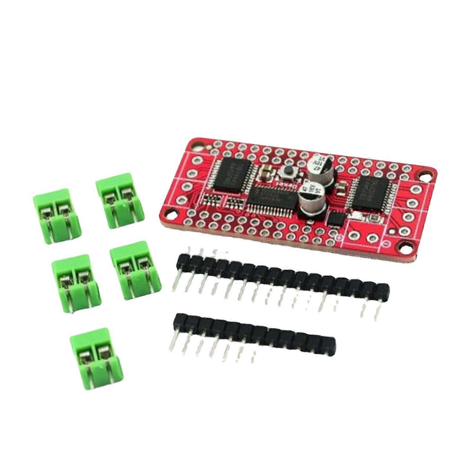 Flexible Motors Controls Module for Bipolar Steppers Motors and Brush Motors Offering Polarity Protections and Simple Wiring Option Multicolor