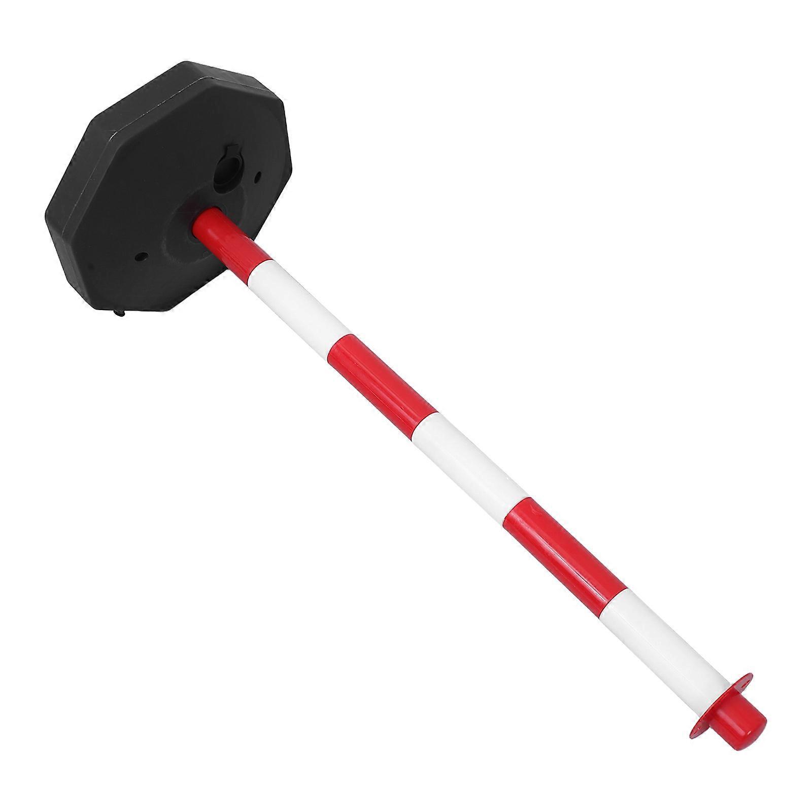 Traffic Safety Warning Column with Reflective Strips for Night Visibility Portable Plastic Post Multi Color 10 Inches