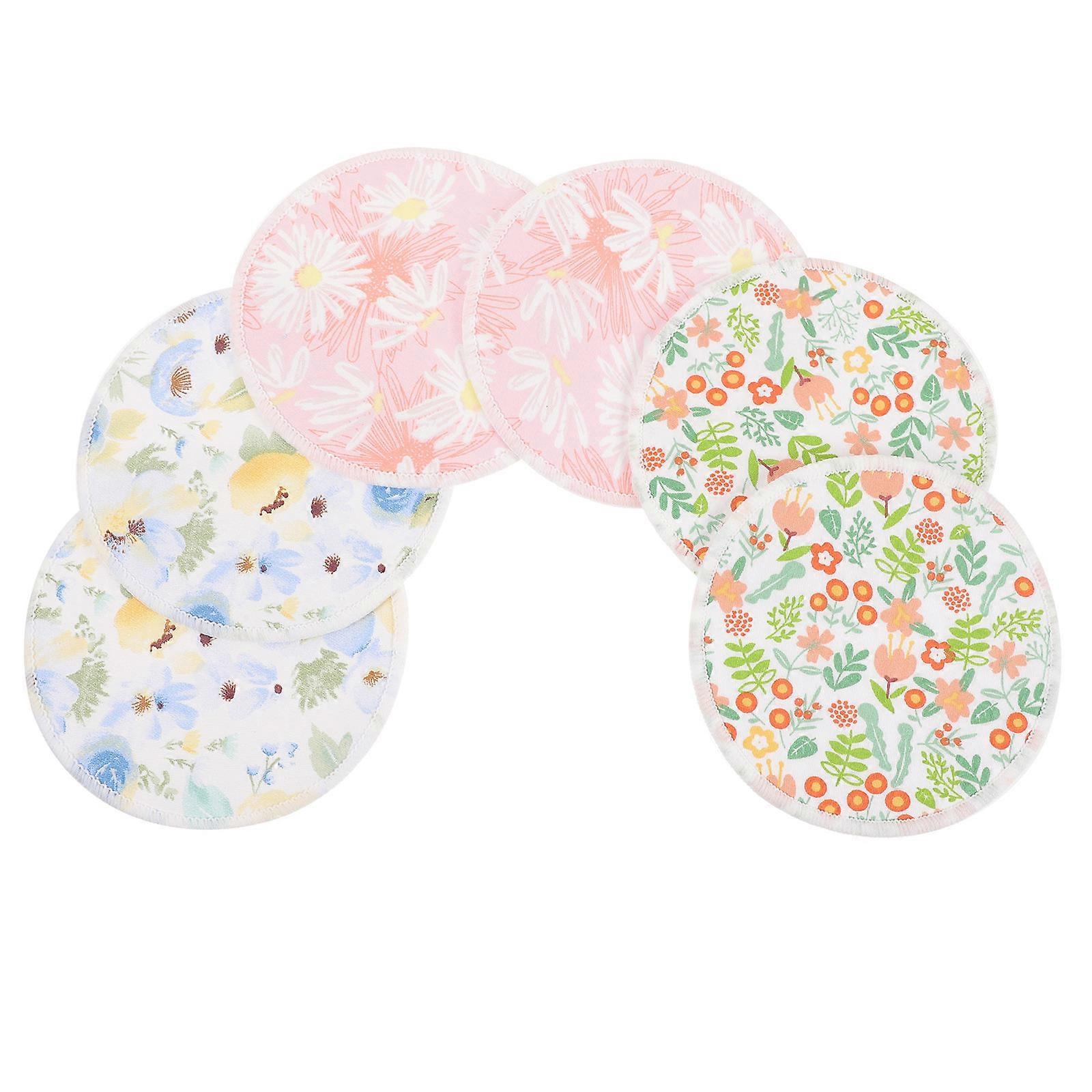 Reusable Nursing Pads Breastfeeding Function 6Pcs Washable Comfortable Pads