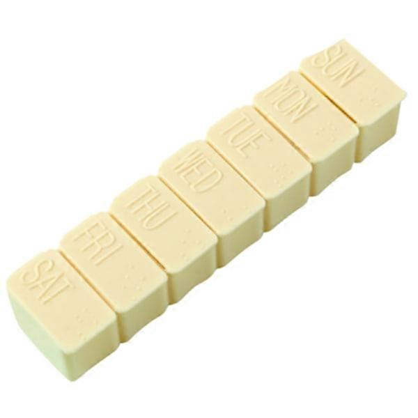 7-Compartment Medicine Box (Weekly Medicine Box) Beige