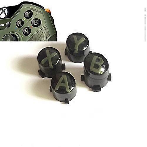 Replacement ABXY Button Kit with Joysticks for Xbox One Controller S Slim Elite (Green)