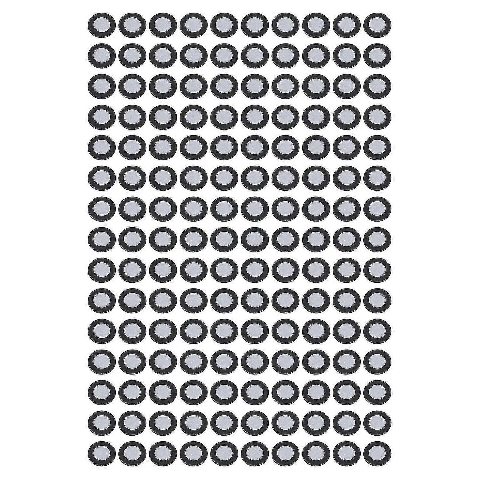 150pcs Reflective Magnetic Targets for 3D Scanning, Reference Point Markers for Precise Optical Tracking (6mm Inner Diameter, 10mm Outer Diameter)