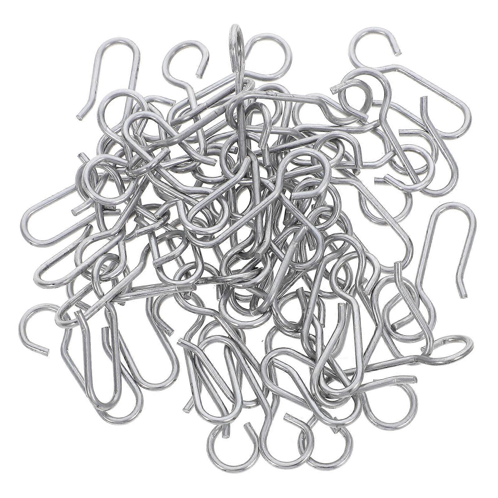 50pcs Curtain Hooks for Drape Shower and Small Track Curtains