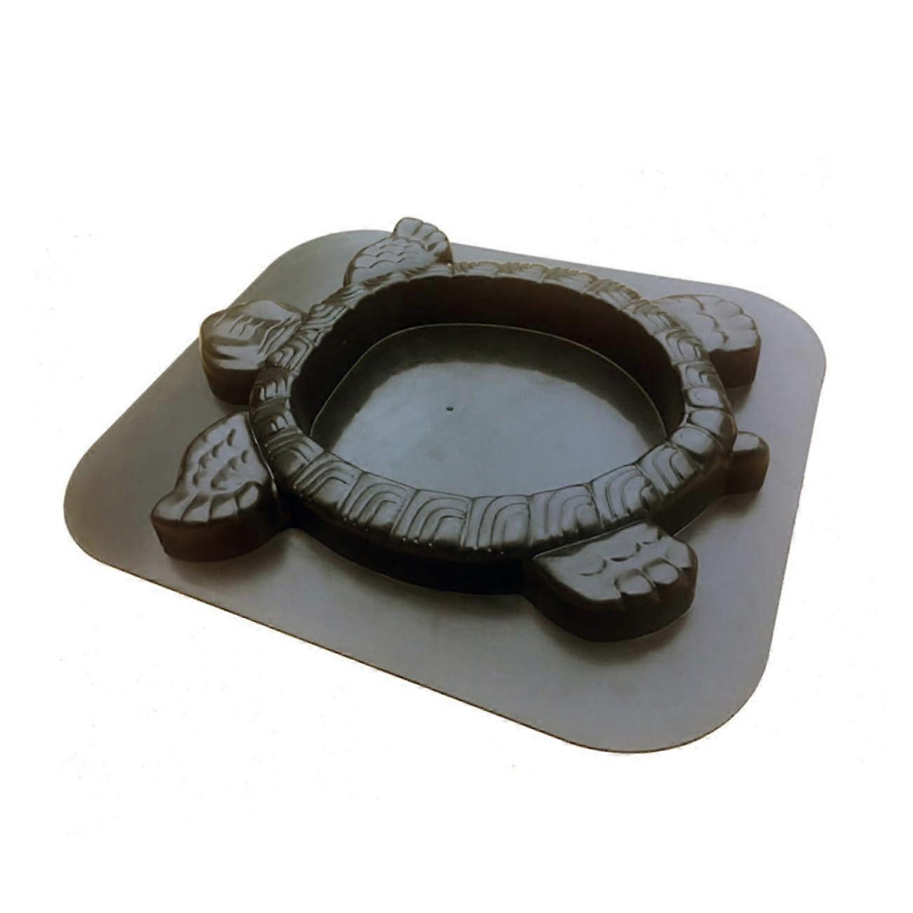 Garden Pathway Mold Turtle Shape DIY Stepping Stone Mold Reusable Plastic Paving for Walkway
