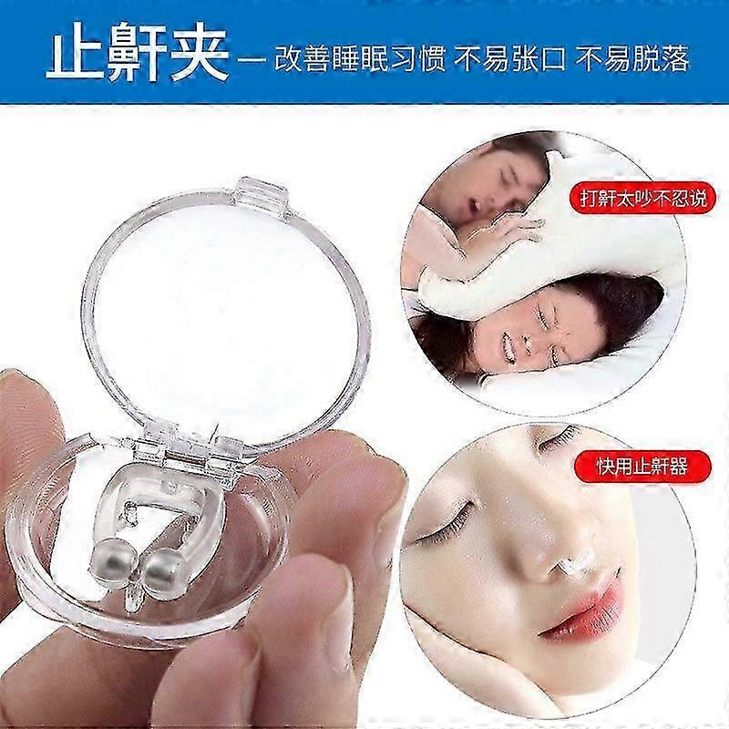 Stop Snoring Device - Magnetic Nose Clip Snoring Ring,1pc 25-26