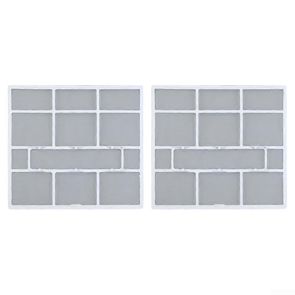 Air Conditioner Dust Filter Screen for Indoor Split AC Outlet, Dustproof Protective Cover, 2 Pack