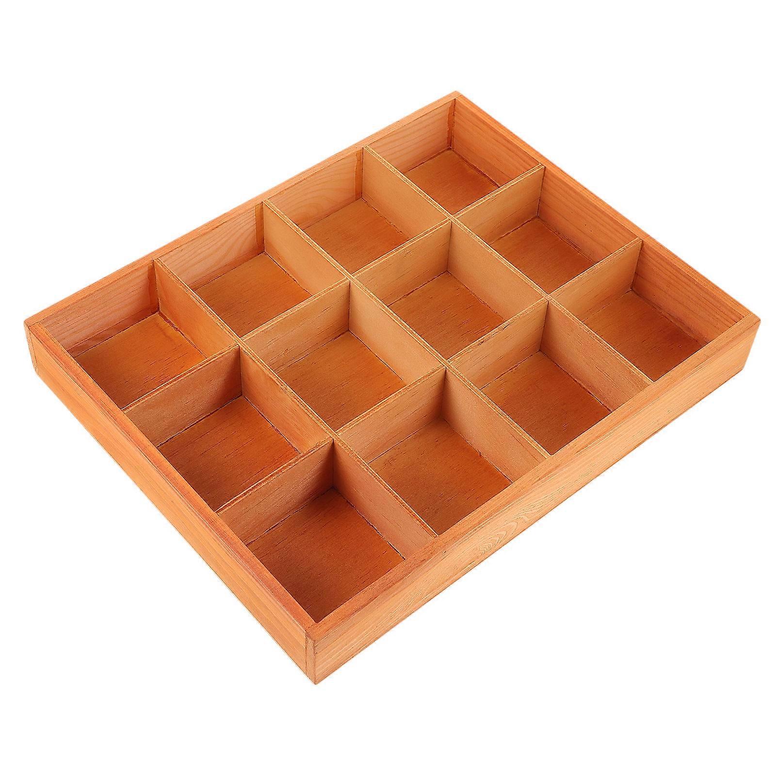 Compartment Flowerpot Tray for Storage with Multi-Grid Design