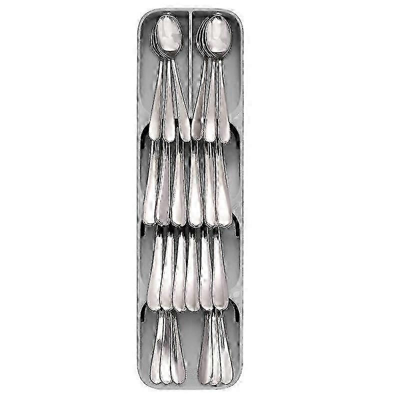 2026 DrawerStore Compact Utensil Organizer For Kitchen Drawer Silverware