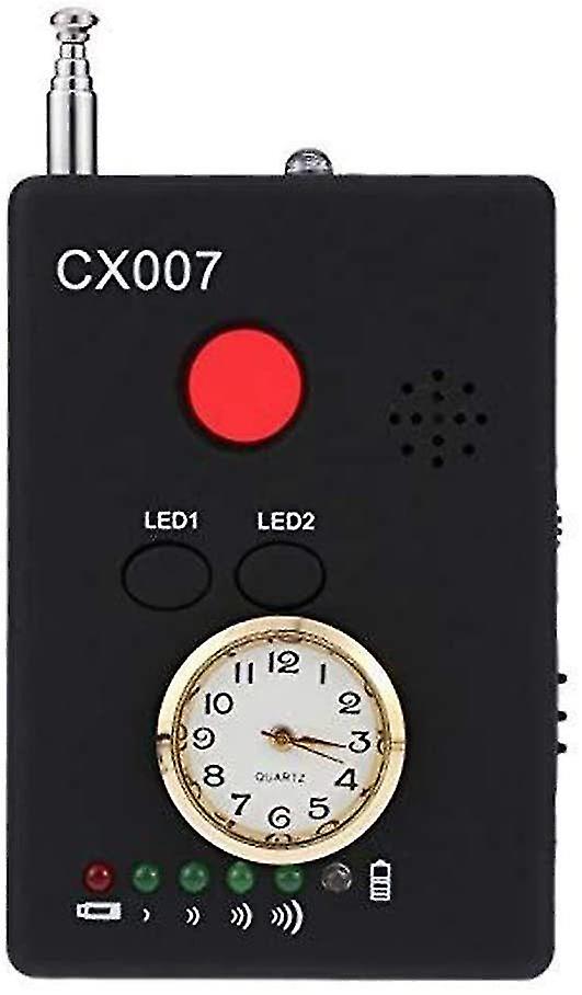 Spy Detector, Handheld Rf Signaal Detector, Spy Detector Mini Gsm Camera Bug Audio Detector Detector Lens Rf Signaal Signaal Finder voor persoonlijk leven Sec