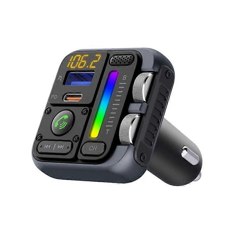Hands-Free Car FM Transmitter USB Fast Charging