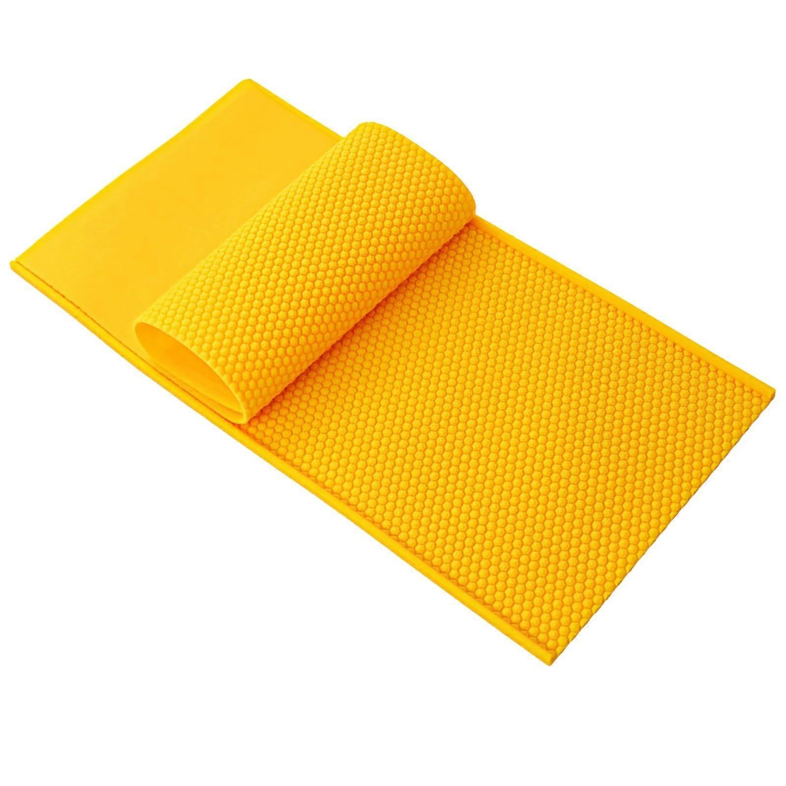 Beeswax Foundation Mold Silicone Honeycomb Maker 17.1x8.7 Inch Precise Pattern Standard Fit