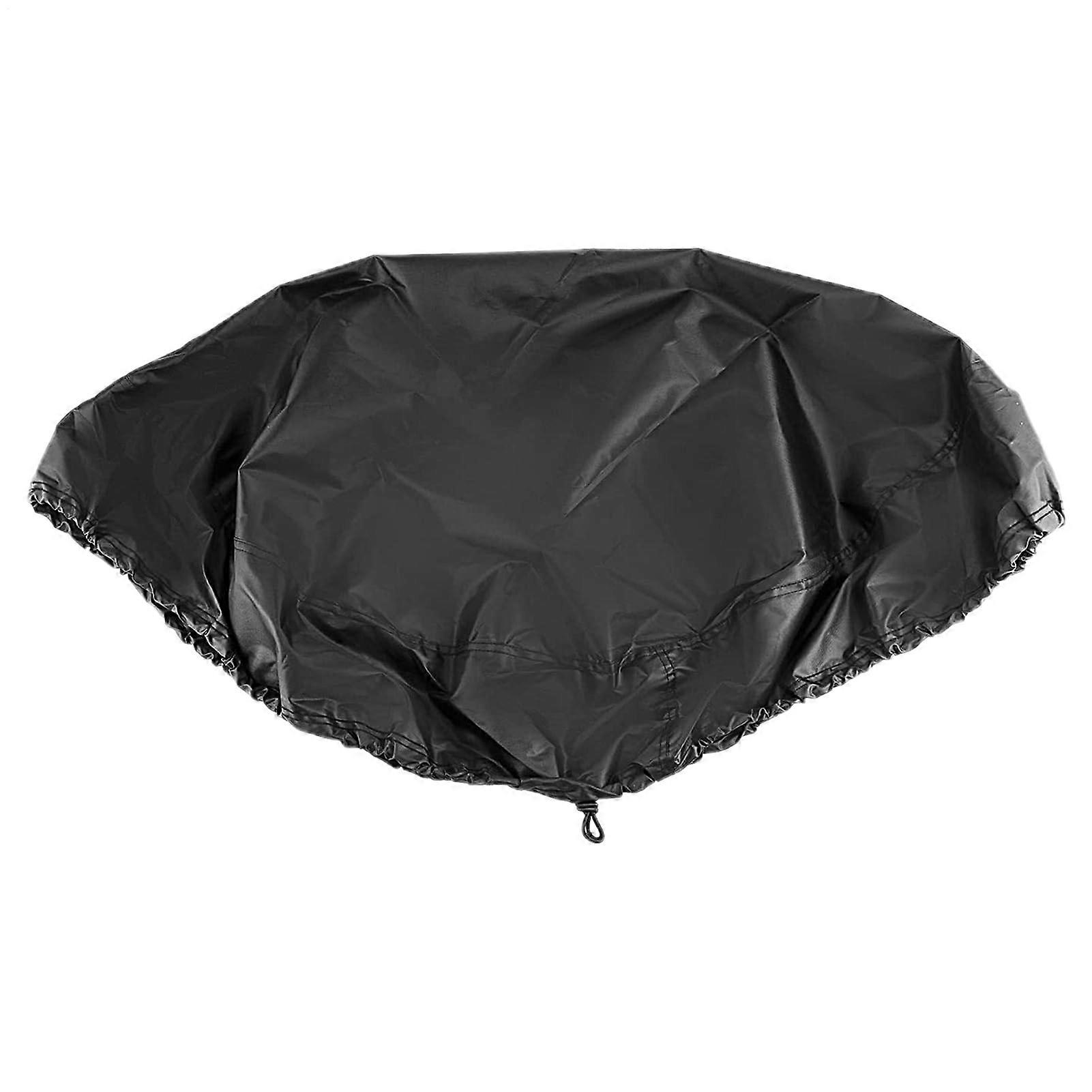 Waterproof UV Resistant 55 Gallon Drum Cover with Secure Drawstring Fit for Outdoor Use