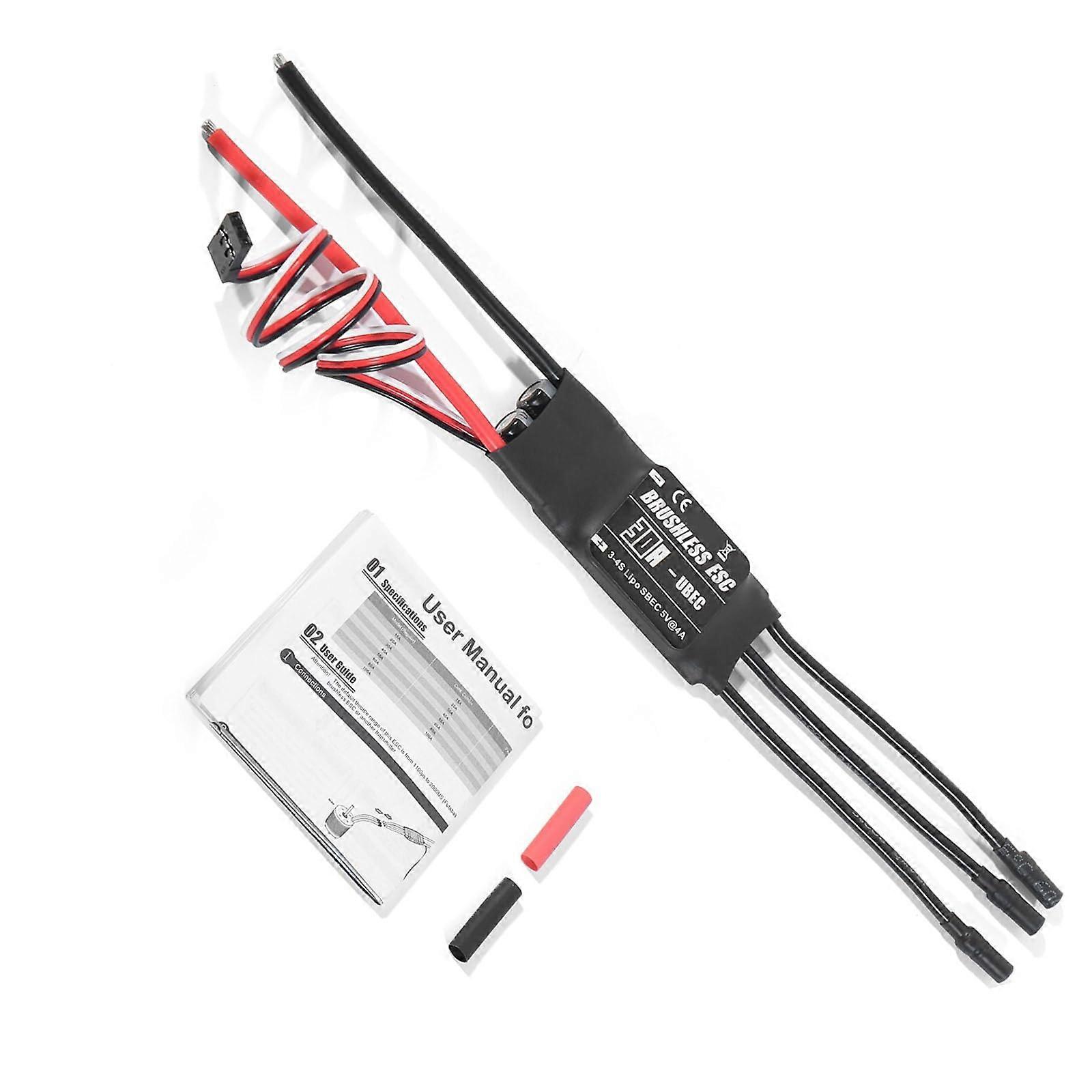 80A  Performance Brushless ESC for RC Helicopters and Aircraft with Stable Current Output