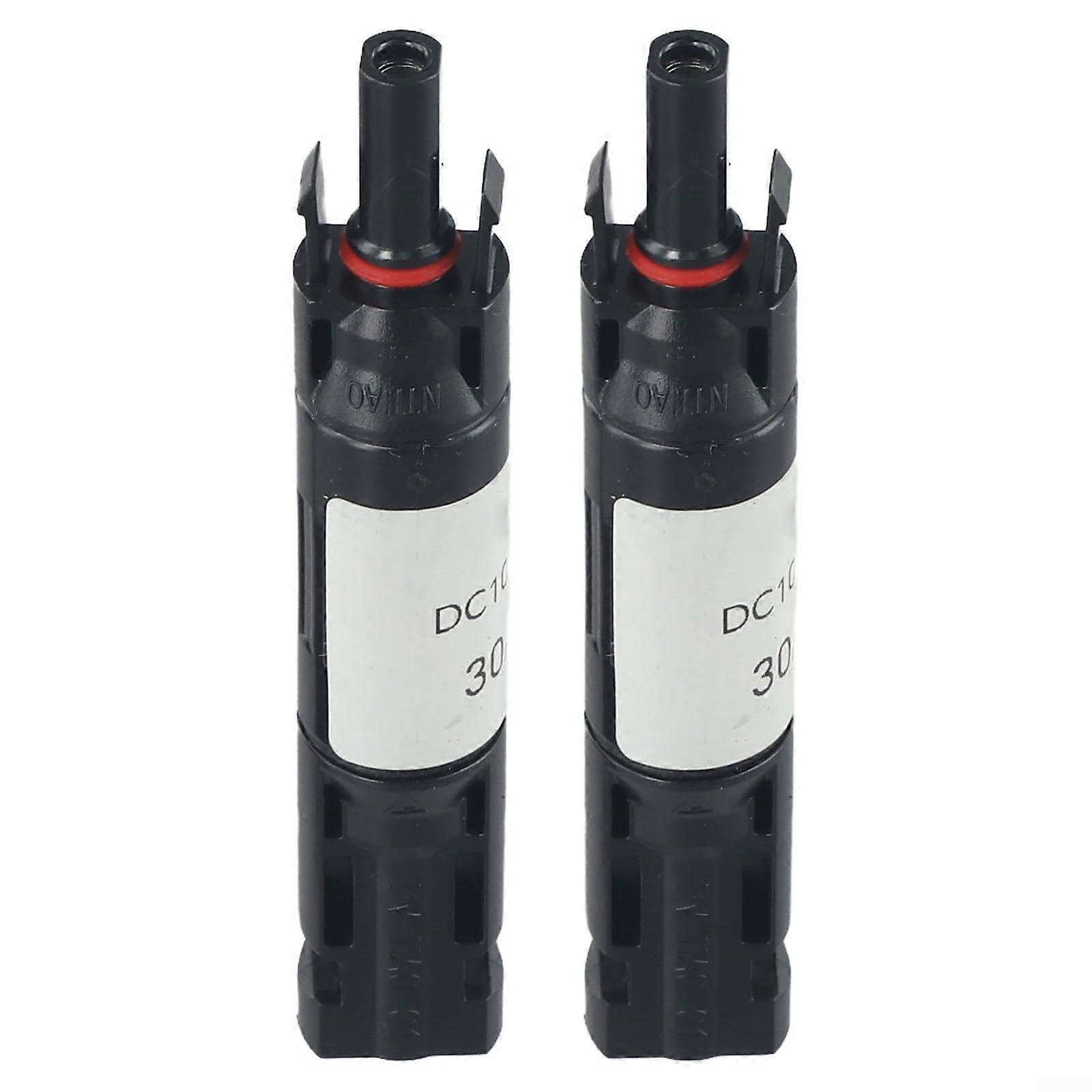 Solar Panel Connector IP67 Waterproof 30A Blocking Diode Prevents Reverse Flow for 1014AWG Photovoltaic System 2 Pack