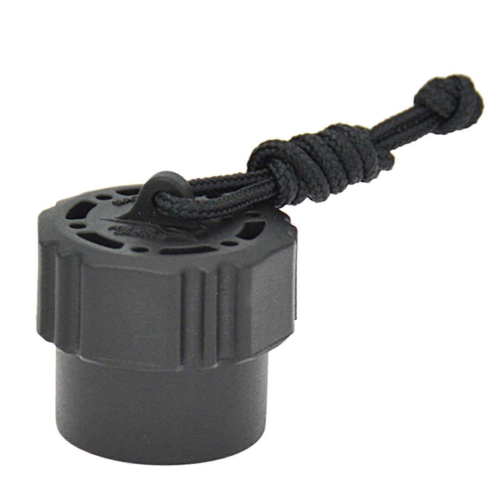 Scuba Tank Valve Plug with Secure DIN Threaded Steel Cap for Underwater Exploration