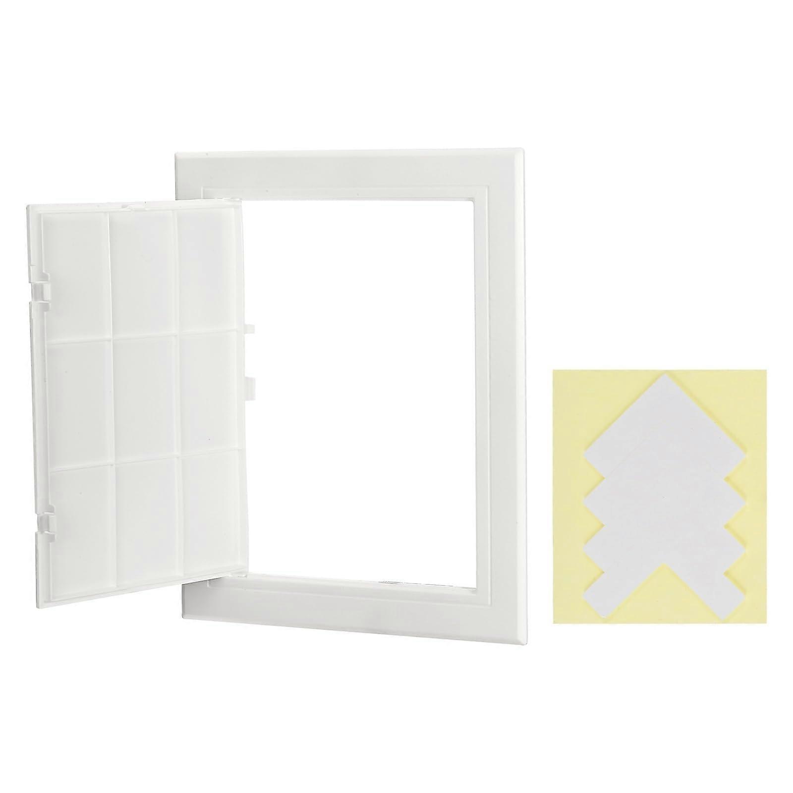10x8 Inch Drywall Access Panel ABS Plastic Wall Access Door White for Ceiling and Wall Wiring
