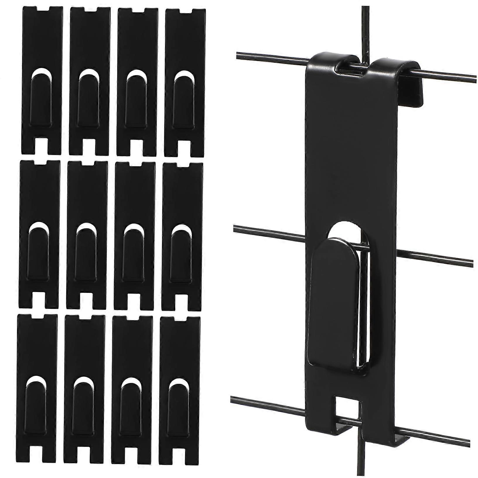 Grid Wall Hooks Set Durable Metal Display Hooks for SpaceSaving Storage and Home Organization