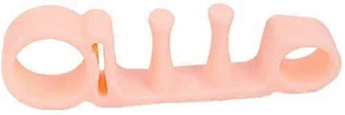 Toe Separator and Straightener with Protective Cushion Shield for Overlapping Toes Alignment A