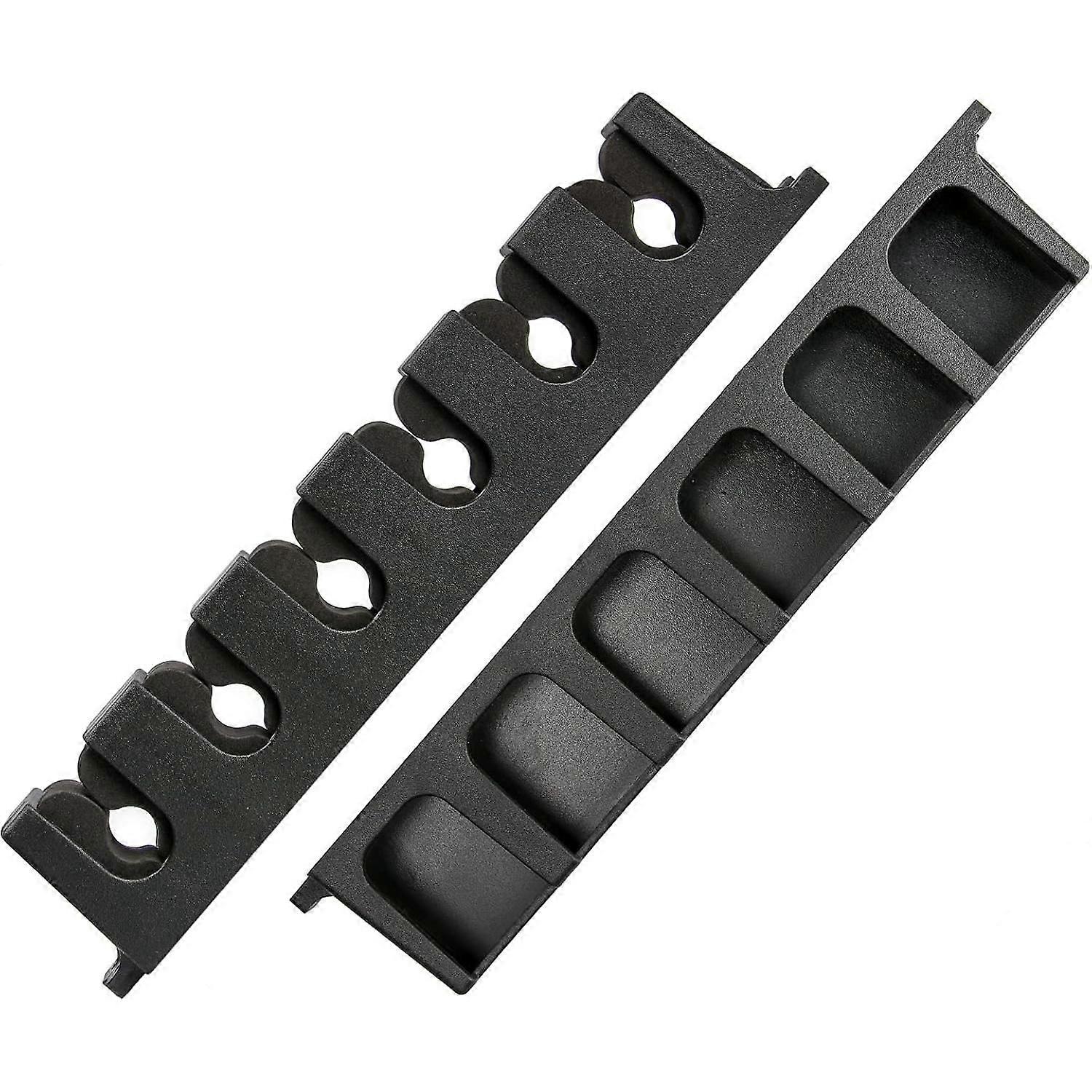 6 Pool Cue Holder, Wall Mounted Billiard Stick Rack, Pool Table Rod Clip
