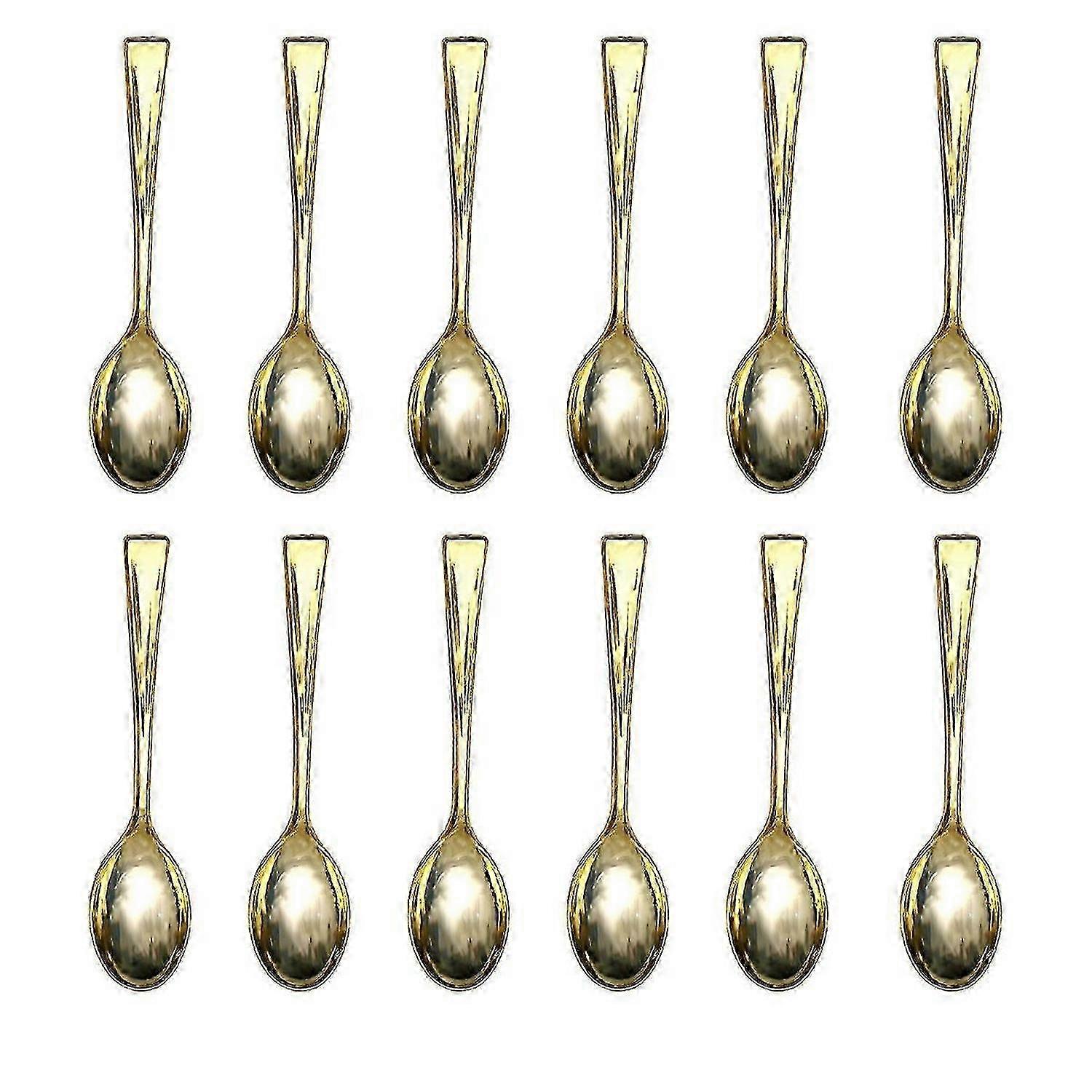 72-piece mini spoon set: dessert spoon, spreader spoon, serving spoon, table spoon, appetizer spoon