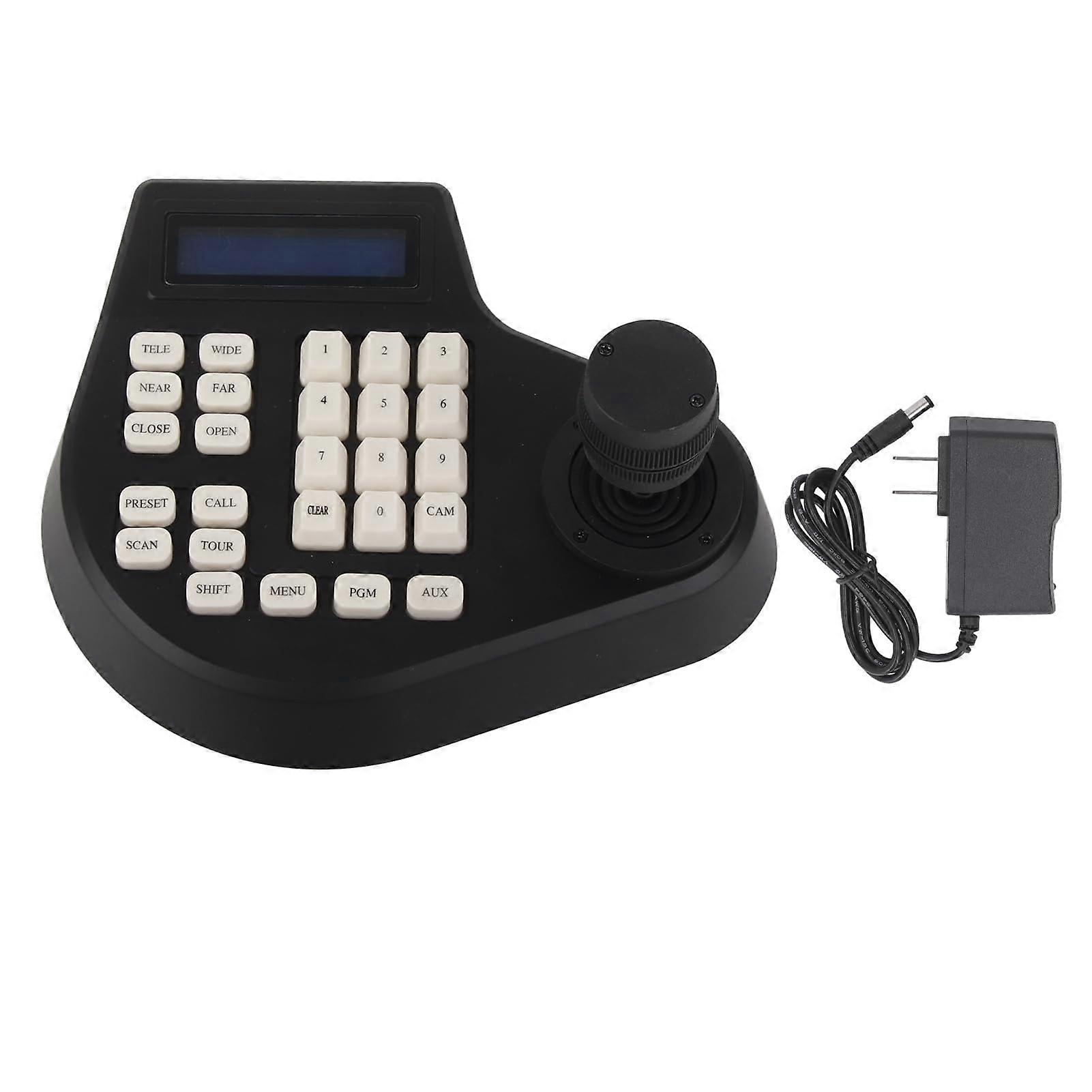 PTZ Camera Controller with Precise 3D Joystick and LCD, RS485 LongRange Dome Camera Control