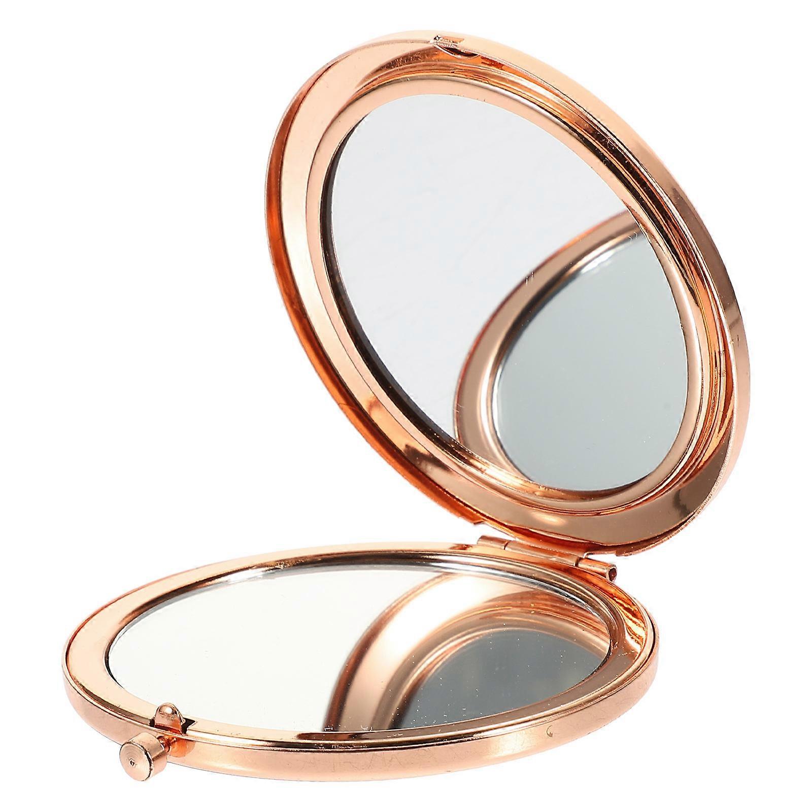 Portable Mirror Mini Pocket Mirror for Makeup Multi Color Metal