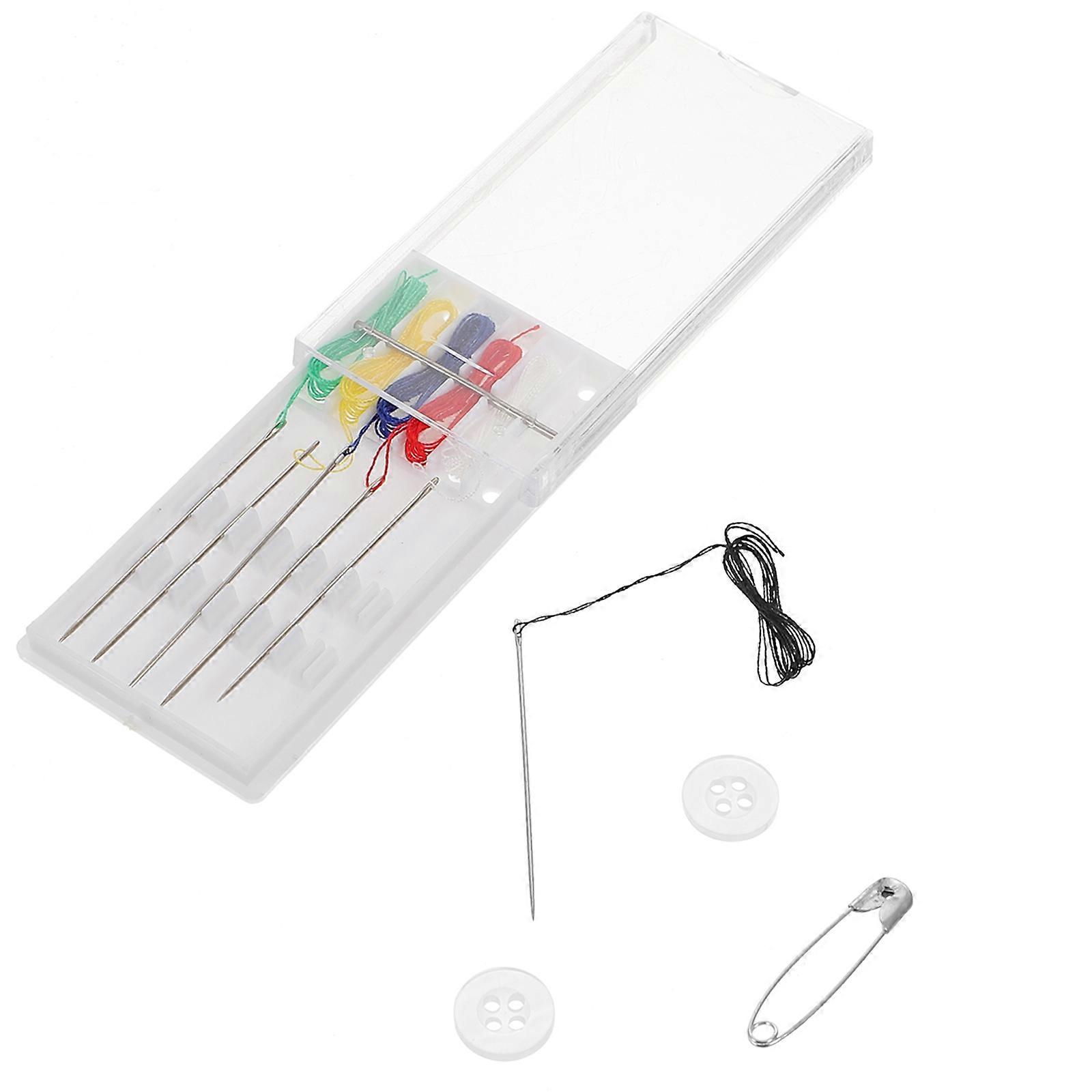 10 Boxes Disposable Sewing Kit with Hand Sewing Thread Tools and Accessories