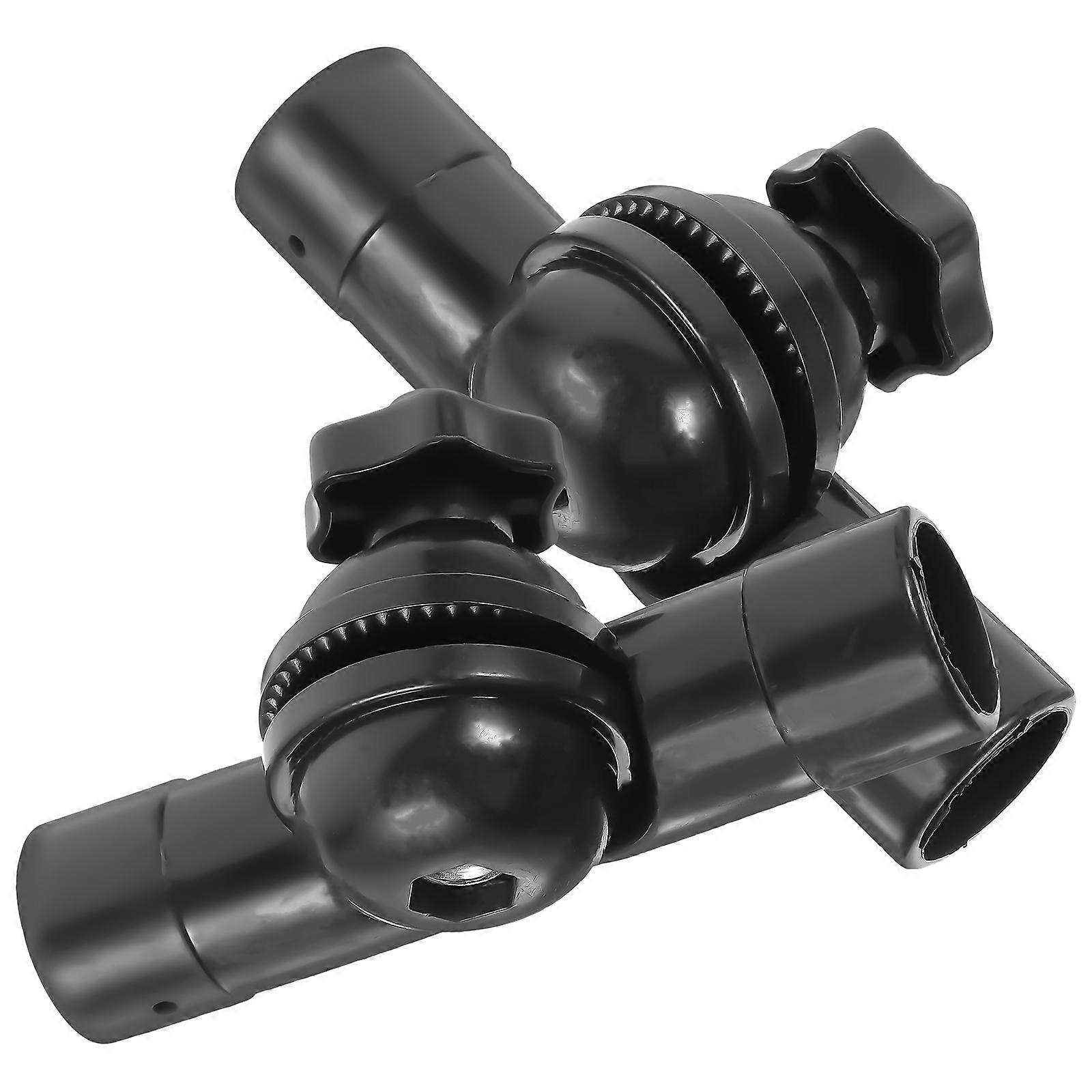 Fishing Rod Connector Durable Elbow Connector for Connecting 2Pcs Plastic